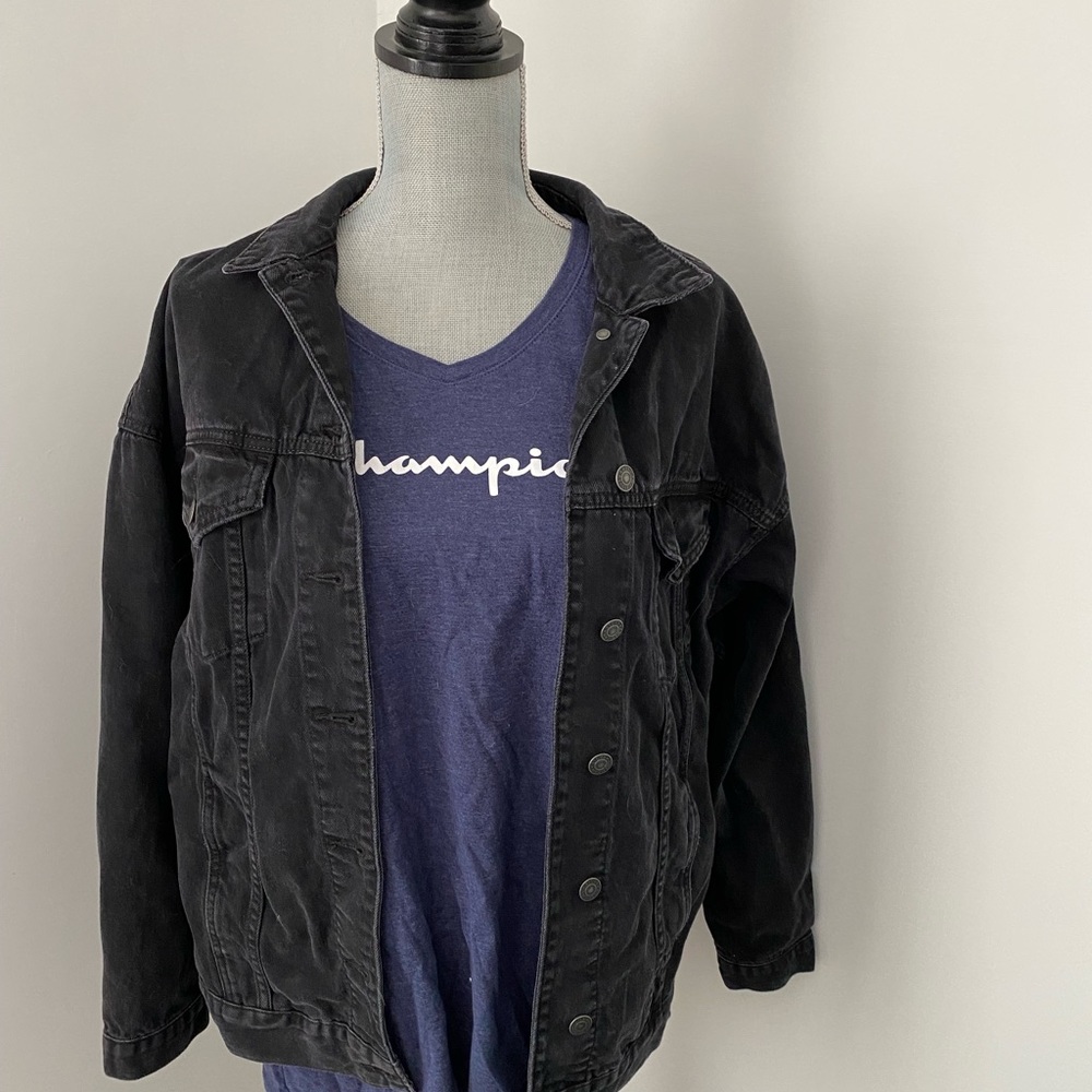 Black Jean Jacket